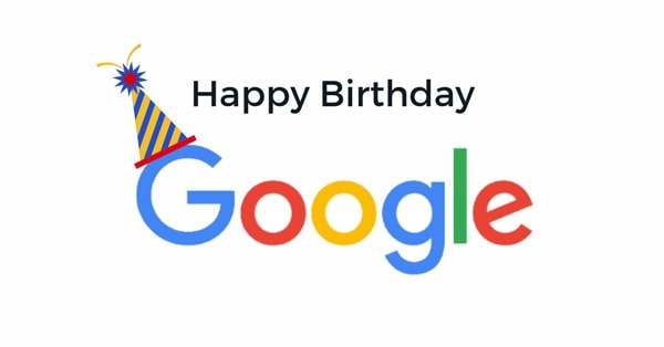 Google’s 20Th Birthday