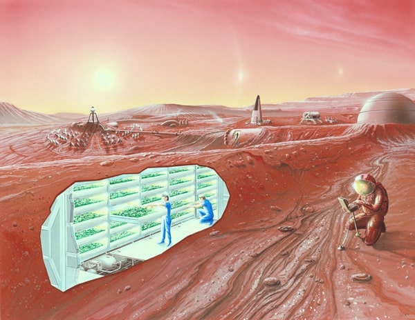 Oxygen On Mars Ray Of Life